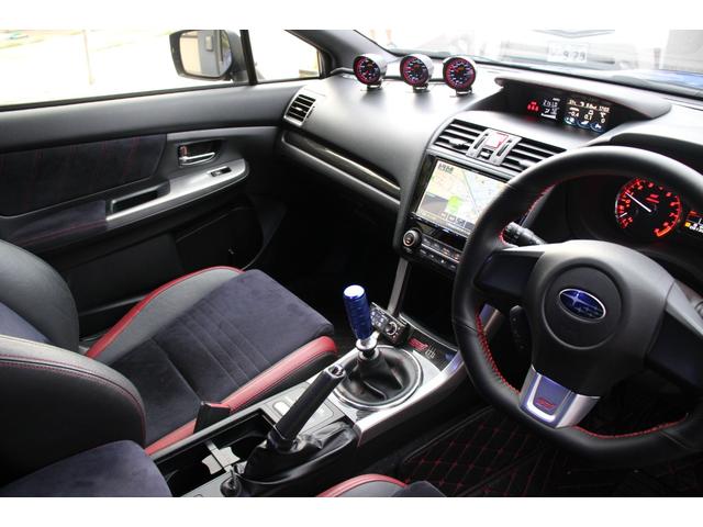 ＷＲＸ ＳＴＩ ＳＴＩ　大型リアスポイラー／ＳＴＩエアロ／ＢＬＩＴＺ車高調／柿本マフラー／社外ヘッドライト・テールライト／８インチナビ／バックカメラ／ドライブレコーダー／純正１８インチアルミホイール／ＥＴＣ（60枚目）