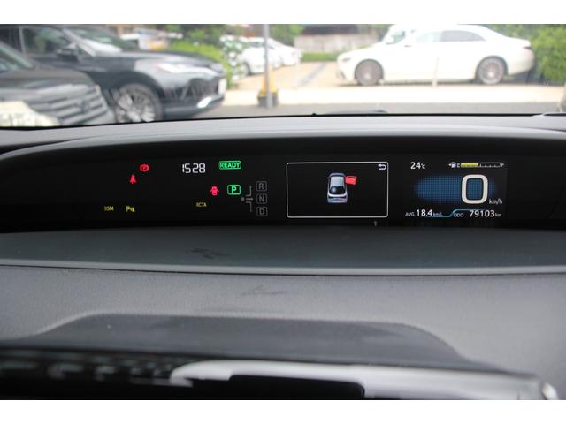 プリウス Ａツーリングセレクション　ＩＣＯＮＩＣモデリスタエアロ／モデリスタ１７インチＡＷ／セーフティセンス／ナビレディセット／アダプティブクルーズコントロール／レザーシート／パワーシート／シートヒーター／ブラインドスポットモニター（29枚目）