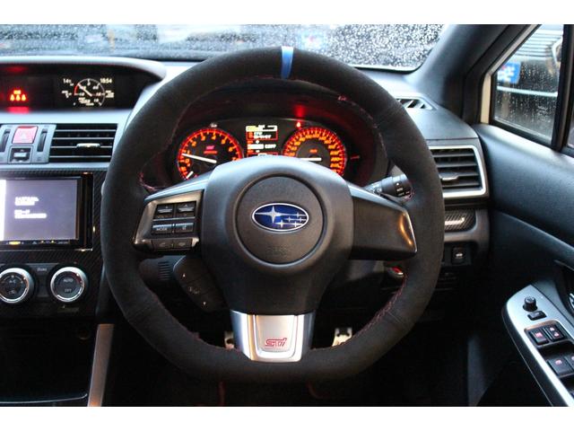 ＷＲＸ ＳＴＩ ＳＴＩ　タイプＳ　６ＭＴ／禁煙／ターボ／大型リアスポイラー／パワーシート／ハーフレザー／ＢＩＬＳＴＥＩＮ製ダンパー／ＢＲＥＭＢＯ製キャリパー／４ＷＤ／センターデフロック／ＬＥＤヘッドライト／純正１８インチアルミホイール（14枚目）