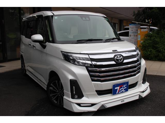 ルーミー カスタムG-T 後期型/モデリスタフルエアロ/ワンオーナー/ターボ車/スマートアシスト付き/両側電動スライドドア/純正9インチSDナビ/Bluetooth接続/CD&DVD再生/HDMI接続/衝突軽減ブレーキ/ETC(22枚目)