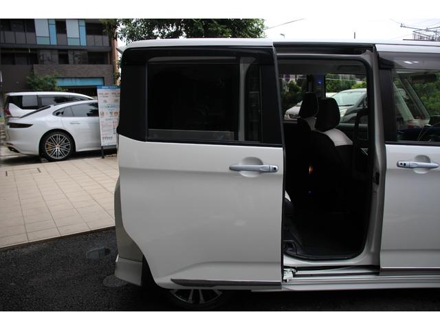 ルーミー カスタムG-T 後期型/モデリスタフルエアロ/ワンオーナー/ターボ車/スマートアシスト付き/両側電動スライドドア/純正9インチSDナビ/Bluetooth接続/CD&DVD再生/HDMI接続/衝突軽減ブレーキ/ETC(38枚目)