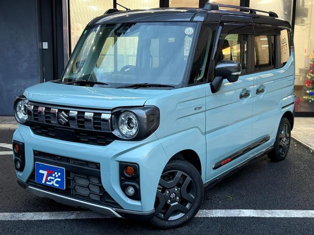 スペーシアギア ハイブリッドＸＺ　ターボ　禁煙車／全方位カメラ／セーフティサポート／スズキコネクト／２トーン／両側電動スライドドア／ステアリングヒーター／ＬＥＤヘッドライト／ヘッドアップディスプレイ／シートヒーター／プッシュスタート／ＥＴＣ／（15枚目）