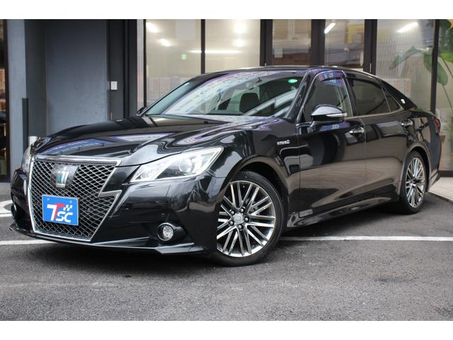 クラウンハイブリッド アスリートＳ　サンルーフ／純正ナビ／フルセグ／プリクラッシュセーフティ／レーダークルーズコントロール／バックカメラ／バックソナー／シートヒーター／電動サンシェード／純正１８インチＡＷ／ＨＩＤヘッドライト／ＥＴＣ／（32枚目）