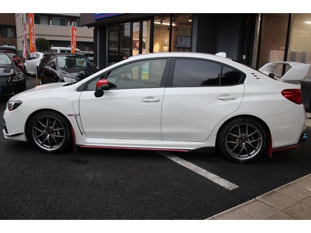 ＷＲＸ ＳＴＩ ＳＴＩ　タイプＳ　６ＭＴ／禁煙／ターボ／大型リアスポイラー／パワーシート／ハーフレザー／ＢＩＬＳＴＥＩＮ製ダンパー／ＢＲＥＭＢＯ製キャリパー／４ＷＤ／センターデフロック／ＬＥＤヘッドライト／純正１８インチアルミホイール（22枚目）