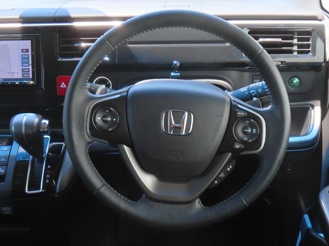 ステップワゴンスパーダ スパーダ 認定中古車 両側パワースライドドア 社外ナビ ETC バックカメラ クルーズコントロール イモビライザー アイドリングストップ ABS フルセグ CD/DVD再生 MS USB接続 Bluetooth(27枚目)