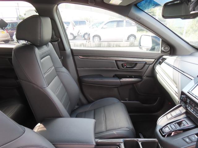 ＣＲ－Ｖハイブリッド ｅ：ＨＥＶＥＸ・ブラックエディション　認定中古車　サンルーフ　電子制御パーキングブレーキ　ブラインドスポットモニター　シートヒーター　純正ナビ　バックカメラ　ＥＴＣ　クルーズコントロール　イモビライザー　電動シート　純正アルミホイール（23枚目）