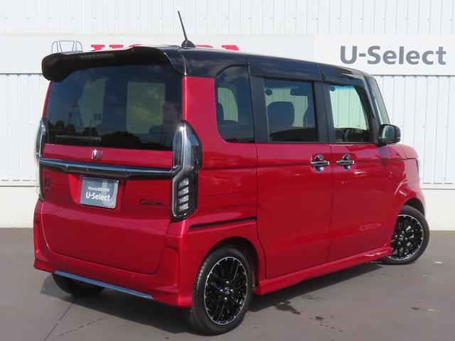 N-BOXカスタム L・ターボコーディネートスタイル 認定中古車 電子制御パーキングブレーキ 両側パワースライドドア シートヒーター クルーズコントロール 純正ナビ バックカメラ ナビ連動型前後ドライブレコーダー ETC フルセグ MS CD/DVD(70枚目)