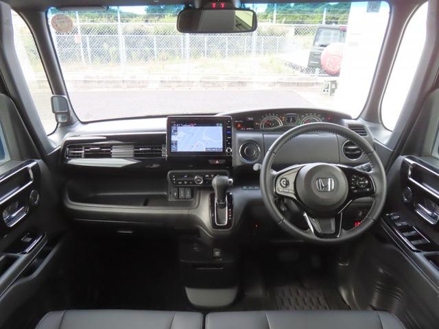 Ｎ－ＢＯＸカスタム Ｌターボ　認定中古車　両側パワースライドドア　シートヒーター　８インチ純正ナビ　バックカメラ　ＥＴＣ　前後ドライブレコーダー　クルーズコントロール　イモビライザー　純正アルミホイール　フルセグ　ＣＤ／ＤＶＤ再生（13枚目）