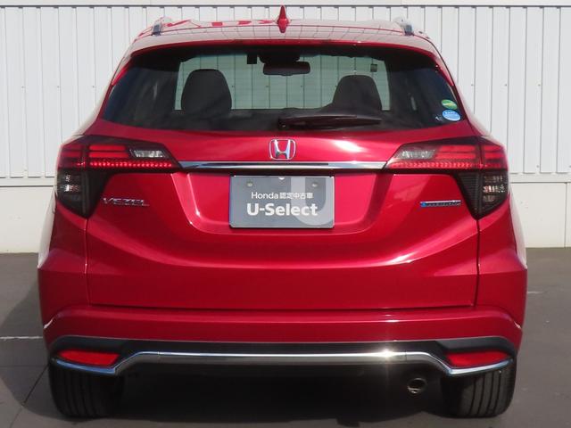 ヴェゼル ハイブリッドＺ・ホンダセンシング　認定中古車　ドライビングポジションシステム　電子制御パーキングブレーキ　シートヒーター　８インチ純正ナビ　バックカメラ　ＥＴＣ　ドライブレコーダー　クルーズコントロール　イモビライザー　電動シート（62枚目）