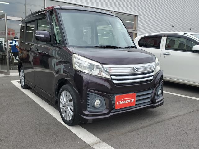 スペーシアカスタム ＧＳ　ナビ　フルセグ　ＣＤ　ＤＶＤ　Ｂｌｕｅｔｏｏｔｈ接続　バックカメラ　左側パワースライドドア　運転席シートヒーター　ＨＩＤヘッドライト　スマートキー（5枚目）