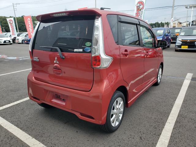 eKカスタム G 純正ナビ フルセグ CD USB バックカメラ アイドリングストップ スマートキー HIDヘッドライト(7枚目)