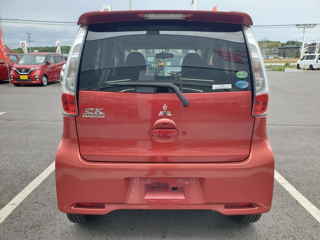 eKカスタム G 純正ナビ フルセグ CD USB バックカメラ アイドリングストップ スマートキー HIDヘッドライト(8枚目)