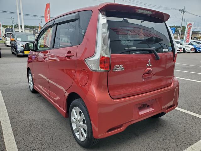 eKカスタム G 純正ナビ フルセグ CD USB バックカメラ アイドリングストップ スマートキー HIDヘッドライト(9枚目)