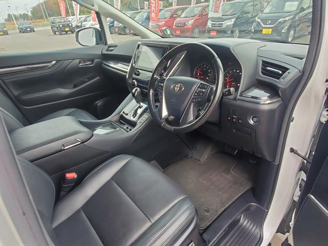 アルファード 2.5S Cパッケージ ナビ Bluetooth USB バックカメラ ETC 両側パワースライドドア パワーバックドア パワーシート 前席シートヒーター/クーラー ステアリングヒーター クルーズコントロール 前ドラレコ(11枚目)