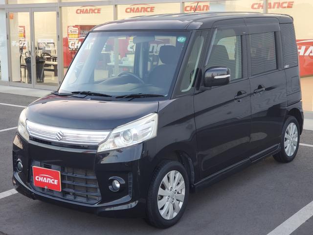 スペーシアカスタム XS 社外ナビ フルセグ バックカメラ ETC Bluetooth接続 CD/DVD 左側電動スライドドア HIDヘッドライト スマートキー 純正14インチアルミホイール(3枚目)