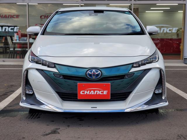 プリウスPHV Sセーフティプラス ナビ フルセグ CD DVD Bluetooth バックカメラ ETC クルーズコントロール 前席シートヒーター ステアリングヒーター 前ドライブレコーダー LEDヘッドライト モデリスタエアロ(4枚目)