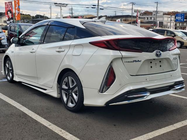 プリウスPHV Sセーフティプラス ナビ フルセグ CD DVD Bluetooth バックカメラ ETC クルーズコントロール 前席シートヒーター ステアリングヒーター 前ドライブレコーダー LEDヘッドライト モデリスタエアロ(9枚目)