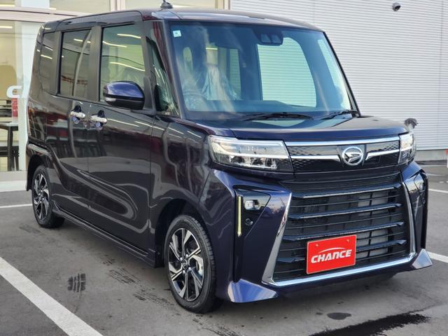 タント カスタムＸ　両側パワースライドドア　前席シートヒーター　ＬＥＤヘッドライト　アイドリングストップ　スマートアシスト　スマートキー（5枚目）