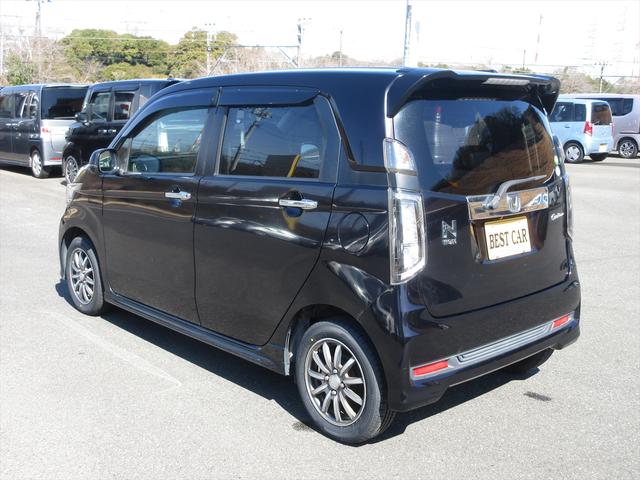 Ｎ－ＷＧＮカスタム Ｇ・Ａパッケージ　地デジメモリーナビ　バックカメラ　衝突被害軽減ブレーキ　横滑り防止機能　クルコン　アイドリングストップ　スマートキー　プッシュスタート　オートエアコン　ＥＴＣ　ＨＩＤ　フォグランプタイヤ４本新品（6枚目）
