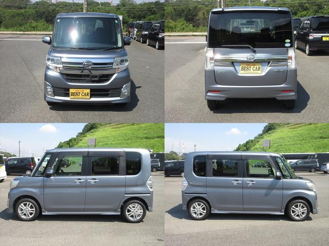 タント カスタムX SA ワンセグHDDナビ スマートキー プッシュスタート 片側パワースライドドア ETC 衝突被害軽減ブレーキ 横滑り防止装置 アイドリングストップ オートエアコン HIDヘッドライト フォグランプ(18枚目)