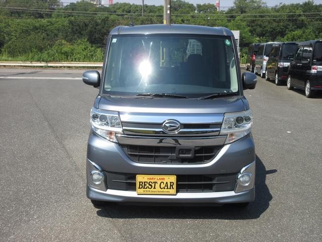 タント カスタムX SA ワンセグHDDナビ スマートキー プッシュスタート 片側パワースライドドア ETC 衝突被害軽減ブレーキ 横滑り防止装置 アイドリングストップ オートエアコン HIDヘッドライト フォグランプ(19枚目)