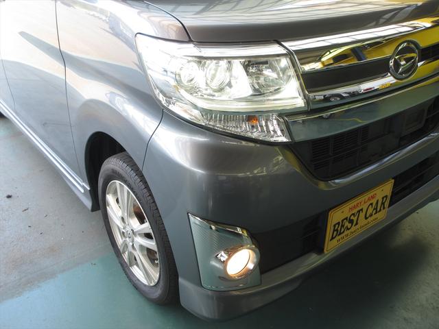 タント カスタムX SA ワンセグHDDナビ スマートキー プッシュスタート 片側パワースライドドア ETC 衝突被害軽減ブレーキ 横滑り防止装置 アイドリングストップ オートエアコン HIDヘッドライト フォグランプ(33枚目)