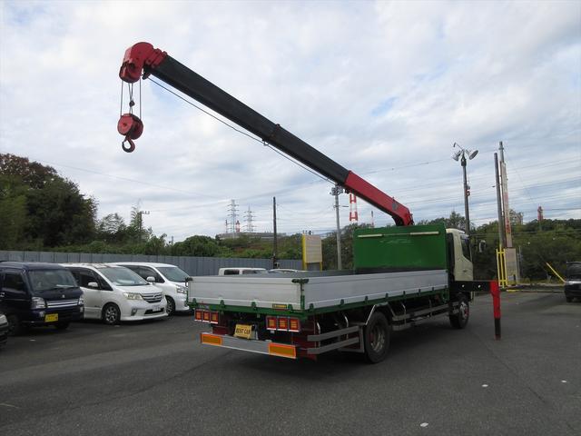 レンジャープロ ベースグレード ユニック5段クレーン ラジコン フックイン 吊上荷重2.93トン 6速マニュアル バックカメラ ETC パワーウィンドウ 電動格納ミラー 3700kg積載(4枚目)