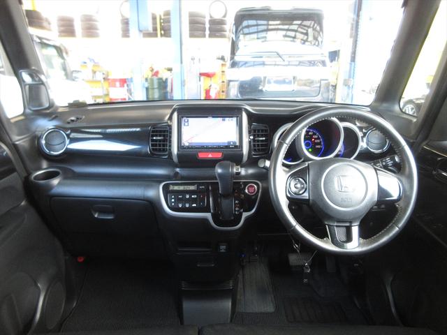 Ｎ－ＢＯＸカスタム Ｇ　ＳＳパッケージ　地デジメモリーナビ　バックカメラ　両側パワースライドドア　スマートキー　プッシュスタート　ＨＩＤヘッドライト　フォグランプ　ＥＴＣ　アイドリングストップ　横滑り防止機能　オートエアコン（13枚目）