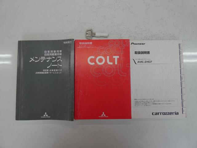 コルト ラリーアート　バージョンＲ　ワンオーナー　社外ＨＤＤナビ・ＴＶ　ＥＴＣ　ディスチャージ　キーレス　ＩＣターボ　柿本改マフラー　ＡＳＣ　ブースト計　保証書　取説　ナビ取説　スペアキー　車検Ｒ９年３月まで（32枚目）