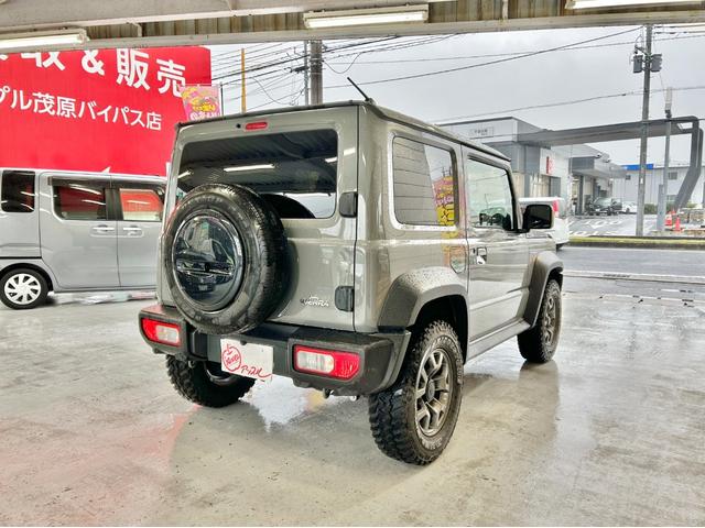 ジムニーシエラ JC ワンオーナー スマートキー2個 社外ナビ&フルセグ&BT バックモニター 革調シートカバー 前後ドライブレコーダー ETC セーフティサポート タイヤ215/75R15 純正アルミ クルコン(6枚目)