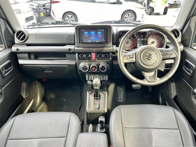 ジムニーシエラ JC ワンオーナー スマートキー2個 社外ナビ&フルセグ&BT バックモニター 革調シートカバー 前後ドライブレコーダー ETC セーフティサポート タイヤ215/75R15 純正アルミ クルコン(43枚目)