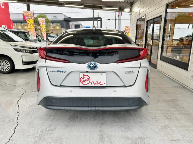 プリウスPHV Aプレミアム スマートキー2個 LEDヘッドライト 純正11.6インチタッチディスプレイ 純正ナビ&フルセグ&BT Bモニター ヘッドアップディスプレイ ビルトインETC シートヒーター 純正アルミ(7枚目)