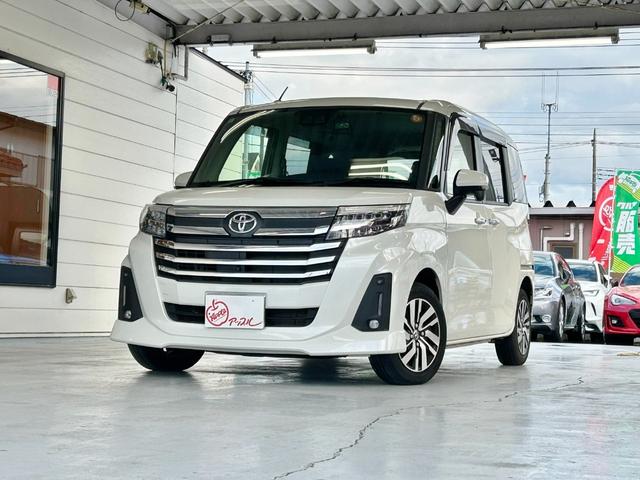 ルーミー カスタムＧ　ワンオーナー　スマートキー２個　ＬＥＤヘッドライト＆ＬＥＤフォグ　両側パワースライドドア　パノラミックビューパッケージ　スマートアシスト　フルセグＴＶ　レーダークルーズコントロール　純正アルミ（38枚目）