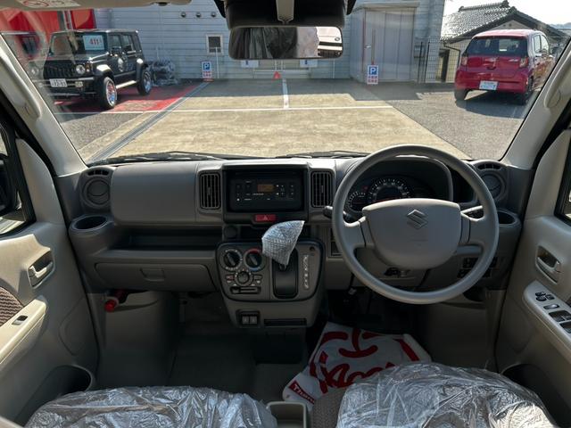 エブリイ ジョインターボ　両側スライドドア　クリアランスソナー　レーンアシスト　衝突被害軽減システム　オートライト　ＬＥＤヘッドランプ　スマートキー　アイドリングストップ　電動格納ミラー　シートヒーター　ＣＶＴ（2枚目）