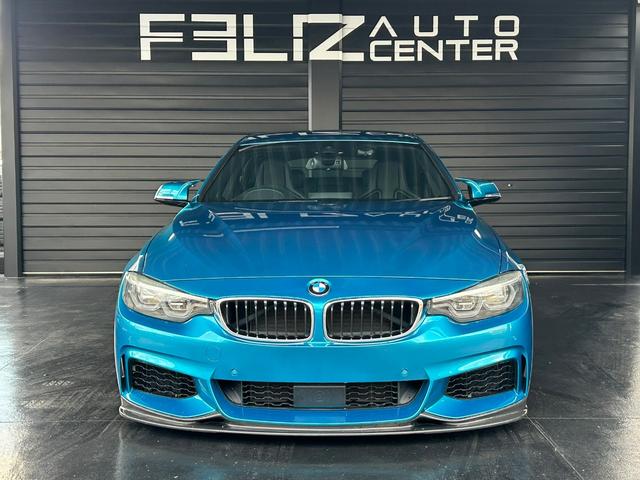 4シリーズ 420iグランクーペ イン スタイル スポーツ LCIモデル 特別仕様車300台限定車両 スナッパーロックブルー AIRLIFTエアサス BrixtonForged 20AW カーボンエアロ Kpipeエキゾースト RECAROシート 純正ナビ(3枚目)