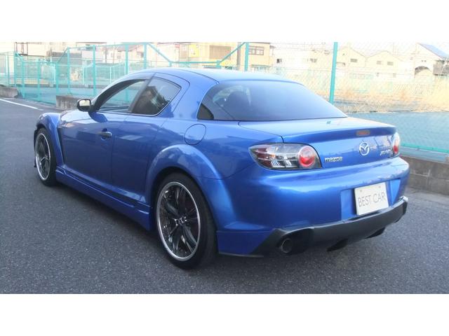 ＲＸ－８ タイプＳ　圧縮測定済　Ｆ　７．２　７．３　７．２　Ｒ　７．５　７．４　７．４　マツダスピードタイプエアロ　ＴＥＩＮ車高調　社外１９インチＡＷ（4枚目）