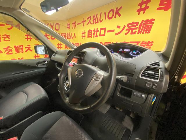 セレナ ハイウェイスター　Ｖセレクション　ＴＫ１８９６　純正ＳＤナビ（ＤＶＤ　ＣＤ　ＳＤ　Ｂｌｕｅｔｏｏｔｈ　地デジフルセグ）両側パワースライドドア　バックカメラＥＴＣ　クルーズコントロール　革巻きステアリング　アイドリングストップ（12枚目）