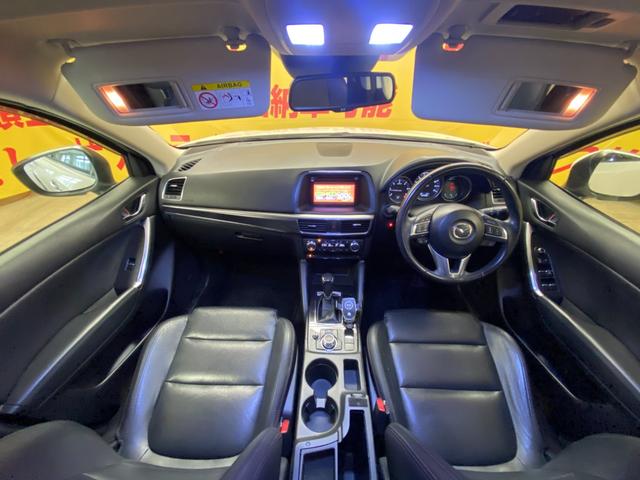 CX-5 XD Lパッケージ 1792 純正SDナビ(地デジフルセグTV・Bluetooth・DVD・CD・SD) 4WD バックカメラ サイドカメラ ステアリングスイッチ ビルトインETC オートライト LEDヘッドライト(22枚目)
