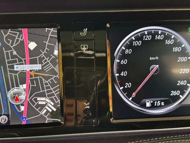 Ｓクラス Ｓ４００ハイブリッド　スポーツパッケージ　ＴＫ３００６純正ＨＤＤナビ　フルセグＴＶ　ＣＤ　ＤＶＤ　ＢＴ　ビルトインＥＴＣ　バックカメラ　フロント　アラウンドビューモニター　パノラマサンルーフ　純正１９インチＡＷ（60枚目）