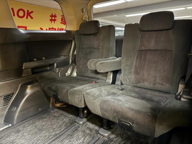 ヴェルファイア ２．４Ｚ　プラチナムセレクション　ＴＫ１９９９ディスプレイオーディオ　フルセグＴＶ　ＣＤ　ＤＶＤ　ＢＴ　ＥＴＣ　バックカメラ　クリアランスソナー　パワーバックドア　　社外トラストマフラー　ＲＳ－Ｒ車高調　社外レオニス１８インチＡＷ（44枚目）