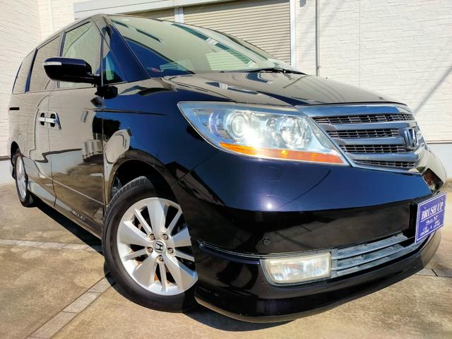 エリシオンプレステージ ＳＧ　ＨＤＤナビパッケージ　３００馬力　Ｖ型６気筒３．５リッターＶＴＥＣエンジン　ワンオーナー　禁煙車　両側パワースライドドア　純正ＨＤＤナビ　テレビ　ＥＴＣ　フリップダウンモニター　バックカメラ　純正１７インチアルミ　キーレス（3枚目）