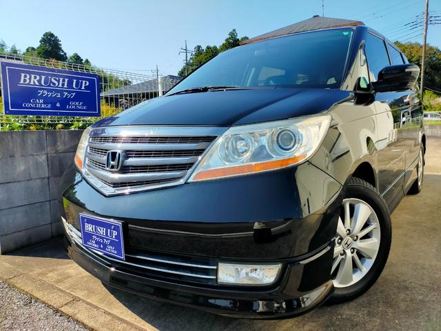 エリシオンプレステージ ＳＧ　ＨＤＤナビパッケージ　３００馬力　Ｖ型６気筒３．５リッターＶＴＥＣエンジン　ワンオーナー　禁煙車　両側パワースライドドア　純正ＨＤＤナビ　テレビ　ＥＴＣ　フリップダウンモニター　バックカメラ　純正１７インチアルミ　キーレス（44枚目）