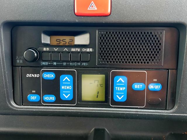 ハイゼットトラック 　ＦＲＰ中温冷凍車　マイナス７度〜プラス３５度　両側スライドドア仕様　切替式４ＷＤ　オートマ　エアコン　パワステ　パワーウインドウ　ワンオーナー　デジタルインナーミラー　ＥＴＣ　車検Ｒ９年１１月１４日（14枚目）