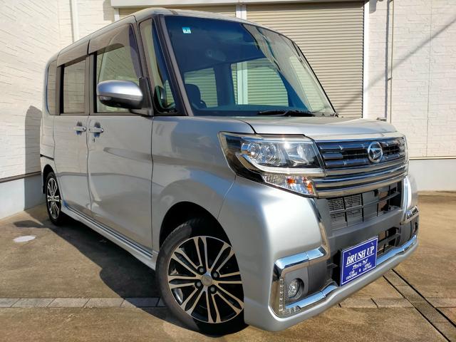 タント カスタムＲＳ　トップエディションＳＡＩＩＩ　インタークーラーターボ　衝突回避支援システム　スマートアシストＩＩＩ　女性ワンオーナー　７インチナビ　全周囲カメラ　ドラレコ　ＥＴＣ　両側パワースライドドア　ブルートゥース　テレビ　シートヒーター（3枚目）