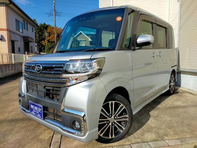 タント カスタムＲＳ　トップエディションＳＡＩＩＩ　インタークーラーターボ　衝突回避支援システム　スマートアシストＩＩＩ　女性ワンオーナー　７インチナビ　全周囲カメラ　ドラレコ　ＥＴＣ　両側パワースライドドア　ブルートゥース　テレビ　シートヒーター（4枚目）