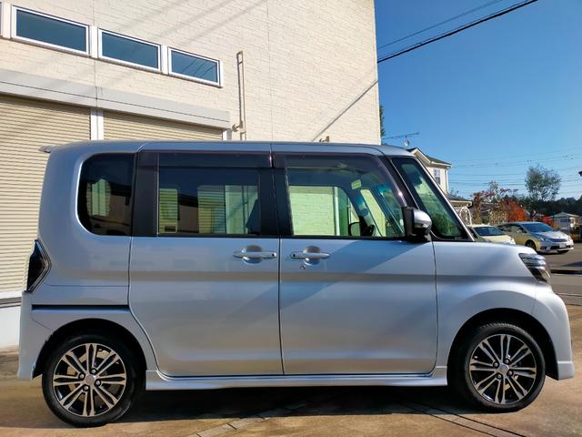 タント カスタムＲＳ　トップエディションＳＡＩＩＩ　インタークーラーターボ　衝突回避支援システム　スマートアシストＩＩＩ　女性ワンオーナー　７インチナビ　全周囲カメラ　ドラレコ　ＥＴＣ　両側パワースライドドア　ブルートゥース　テレビ　シートヒーター（5枚目）