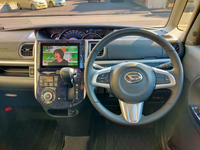 タント カスタムＲＳ　トップエディションＳＡＩＩＩ　インタークーラーターボ　衝突回避支援システム　スマートアシストＩＩＩ　女性ワンオーナー　７インチナビ　全周囲カメラ　ドラレコ　ＥＴＣ　両側パワースライドドア　ブルートゥース　テレビ　シートヒーター（11枚目）