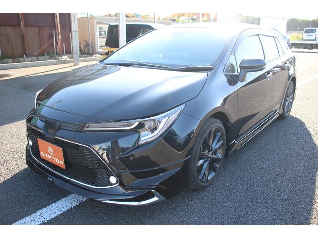 カローラツーリング ハイブリッド　ダブルバイビー　モデリスタエアロ／純正オプション９型ナビ／地デジ／バックカメラ／シートヒーター／トヨタセーフティーセンス／ステアリングヒーター／ＥＴＣ２．０／アイドリングストップ／ＬＥＤヘッドライト／ハーフレザー（7枚目）