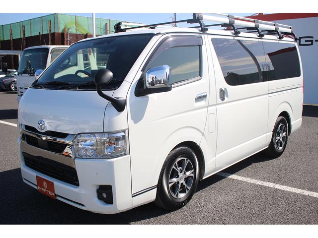 ハイエースバン 　ワンオーナー／１１型カーナビフローティング／フルセグ／ウッドコンビハンドル／両側電動スライド／バックカメラ／ルーフキャリア／ＥＴＣ／ルーフキャリア／デジタルインナーミラー／純正アルミホイール（10枚目）