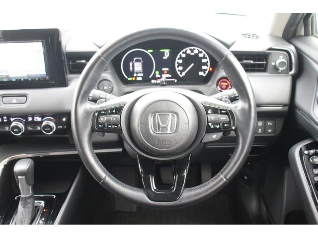 ヴェゼル ｅ：ＨＥＶ　Ｚ　禁煙車　ナビ　バックカメラ　温熱半革　電動リアゲート　純正１８アルミホイール　レーダークルーズコントロール　衝突軽減ブレーキ　ＬＥＤヘッドライト　クリアランスソナー　レーンキープアシスト（38枚目）